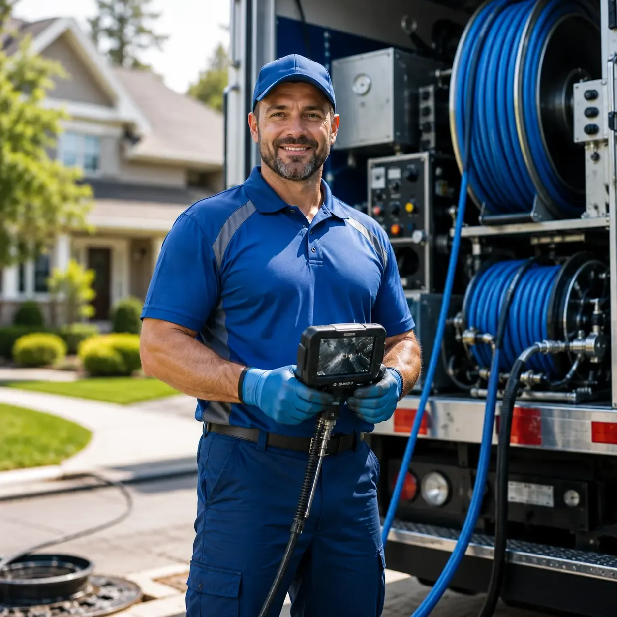 Local outdoor drain cleaning specialists in Unionville, IN
